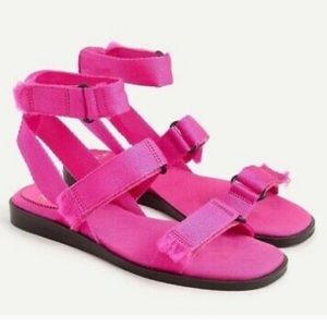 J. Crew Neon Gretchen Sandals